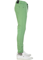 Green Casual Slim Fit Jeans