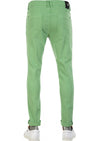 Green Casual Slim Fit Jeans