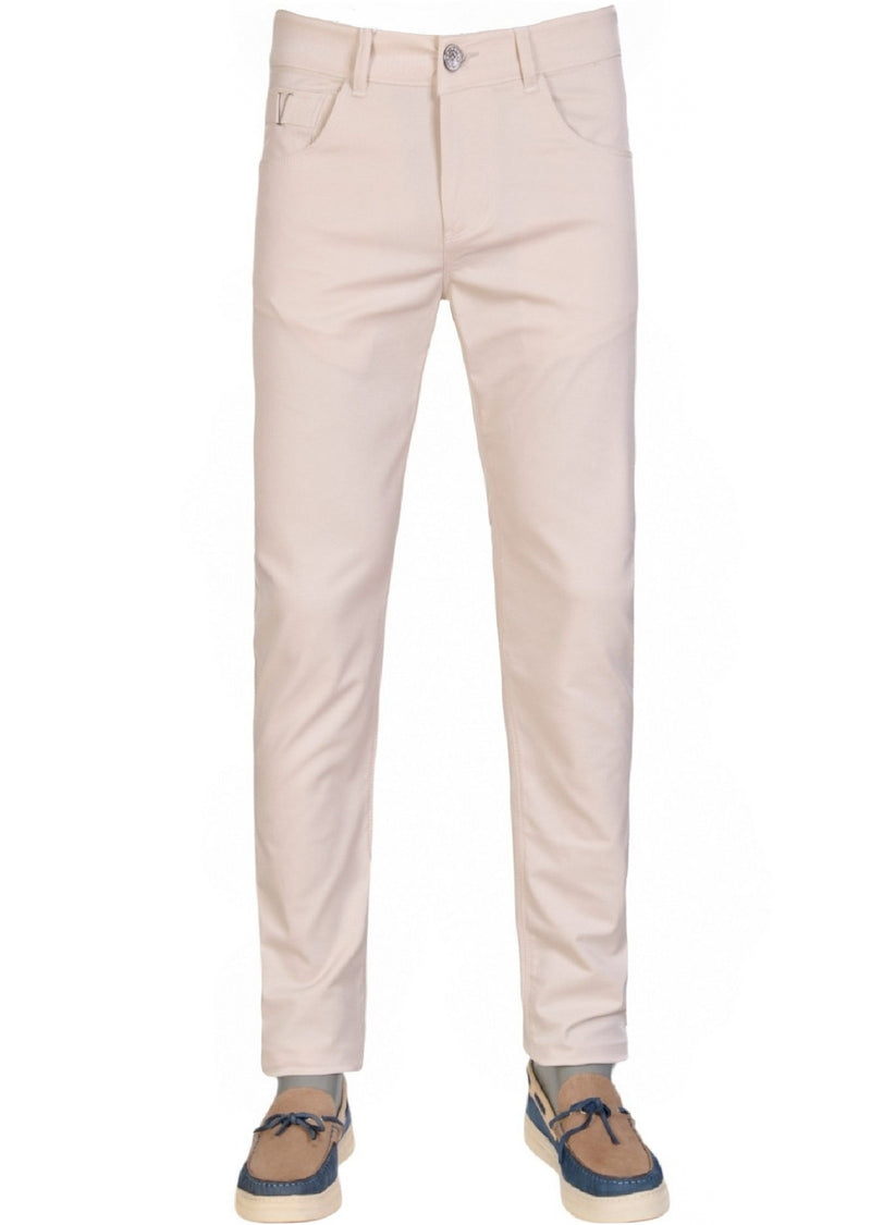 Beige "V-metal 2" Tech Pants