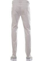 Gray Buckle Tech Cotton Pants