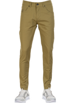 Green Buckle Tech Cotton Pants