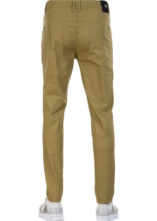 Green Buckle Tech Cotton Pants