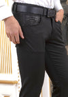 Black Triangle Buckle Tech Pants
