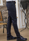 Navy Triangle Metal Waxed 2-Pcs Suit