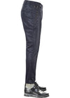 Navy Bark Zipper Tech Pants