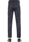 Navy Bark Zipper Tech Pants