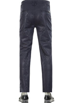 Navy Bark Zipper Tech Pants