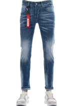 Blue "Milano" Modern Wash Jeans