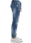 Blue "Milano" Modern Wash Jeans