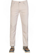 Beige Tripple Studded Tech Pants