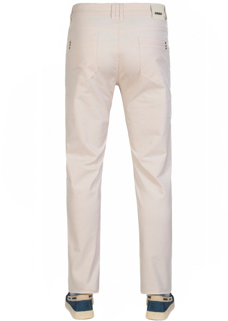 Beige Tripple Studded Tech Pants