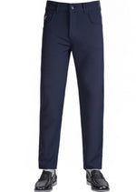 Navy "V-metal 2" Tech Pants