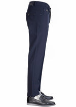 Navy "V-metal 2" Tech Pants