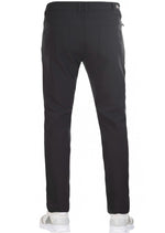 Black Silicon Zipper Tech Pants