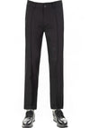 Black Pleated Tech Pants