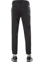 Black Pleated Tech Pants