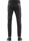 Black Square Buckle Tech Pants