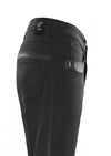 Black Square Buckle Tech Pants