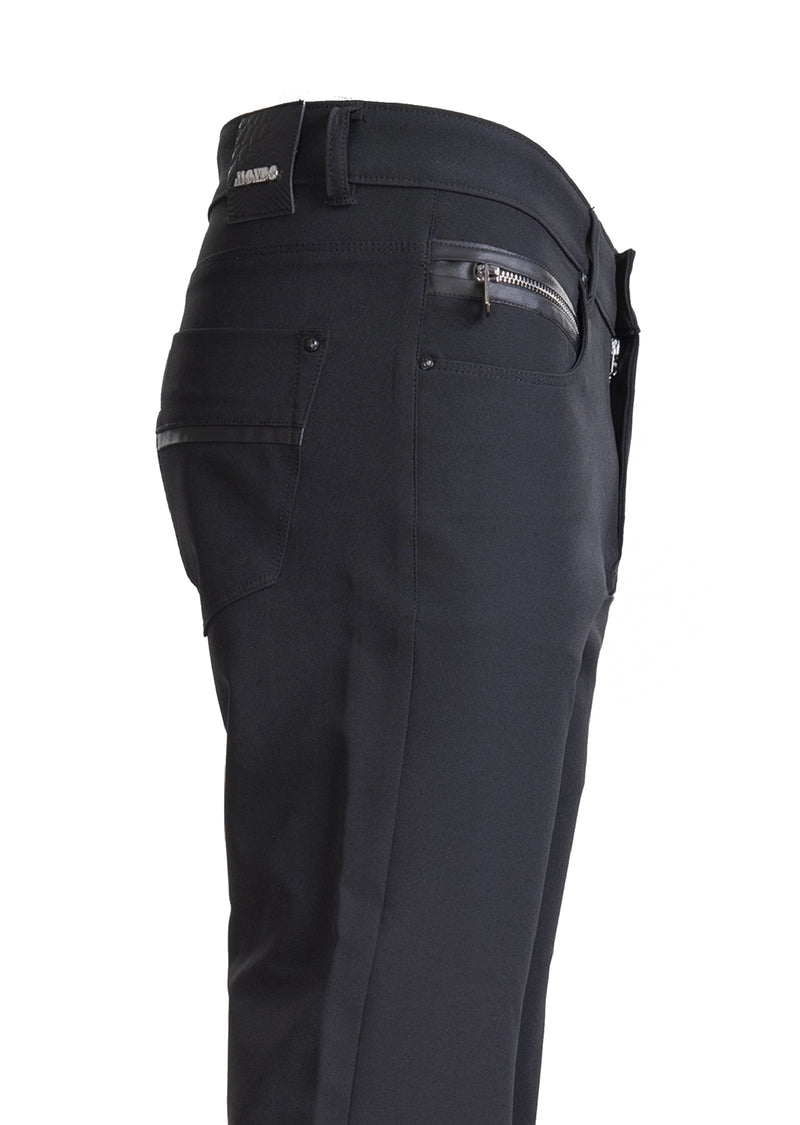 Black Shine Zipper Tech Pants – MONDO Menswear