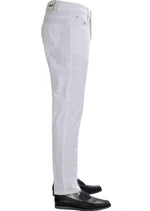 White D-ring Tech Pants