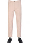 Beige Pleated Tech Pants