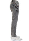 Black Gray Washed Jeans