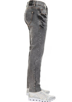 Black Gray Washed Jeans
