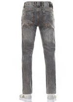 Black Gray Washed Jeans