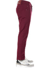 Burgundy 5 Pocket Cotton Pants