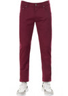 Burgundy 5 Pocket Cotton Pants