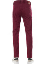 Burgundy 5 Pocket Cotton Pants
