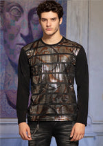 Black Brown Holographic Tee