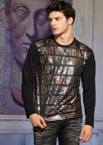 Black Brown Holographic Tee