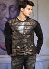 Black Brown Holographic Tee