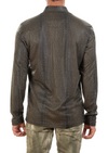 Green Alligator Tech Long Sleeve Polo