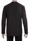 Black Quilted Detailed Sweater