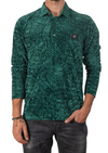 Green Diamond Velour Polo