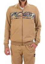 Beige Collage Tech 2-pcs Tracksuit