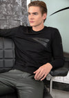Black Wings Mini Studded Knit Tee