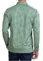 Green Cubic Knit Polo