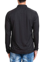 Black Diamond Knit Polo