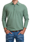 Green Diamond Knit Polo