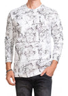 White Silver Thunder Tech Sweater