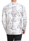 White Silver Thunder Tech Sweater