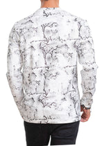 White Silver Thunder Tech Sweater