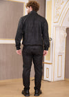 Black Brush Tech 2-pcs Tracksuit