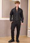 Black Brush Tech 2-pcs Tracksuit