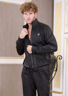 Black Brush Tech 2-pcs Tracksuit