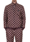 Brown Meander Tech 2-pcs Tracksuit