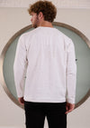 White Web Effect Knit Sweater